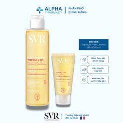 Dầu Tắm SVR Topialyse Huile Lavante Làm Sạch & Làm Dịu Da – 55ml/200ml