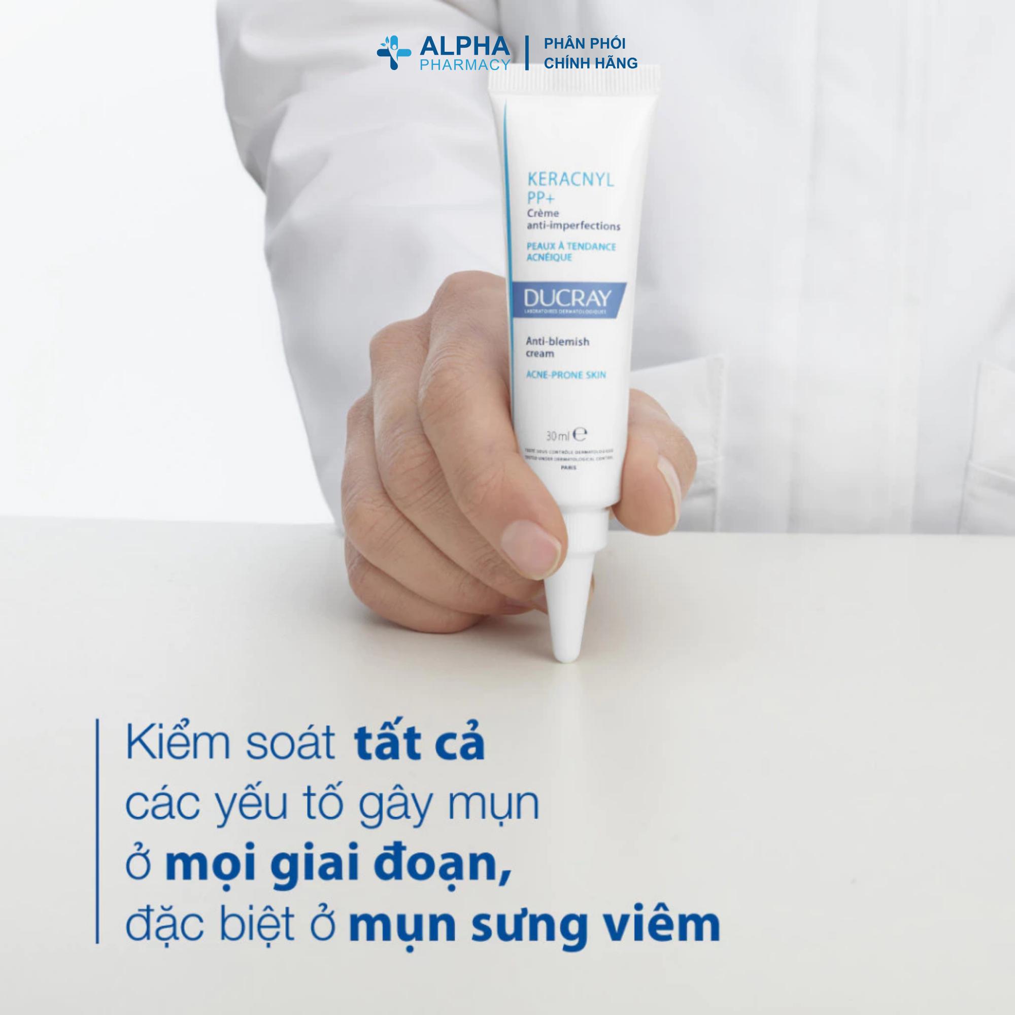 Kem Dưỡng Ducray Keracnyl PP+ Anti - Blemish Giúp Giảm Mụn Viêm, Mờ Vết Thâm - 30ml - Image 3