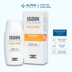 Kem Chống Nắng Giảm Thâm Nám Isdin Fotoultra 100 Active Unify Despigmentante SPF50+ – 50ml