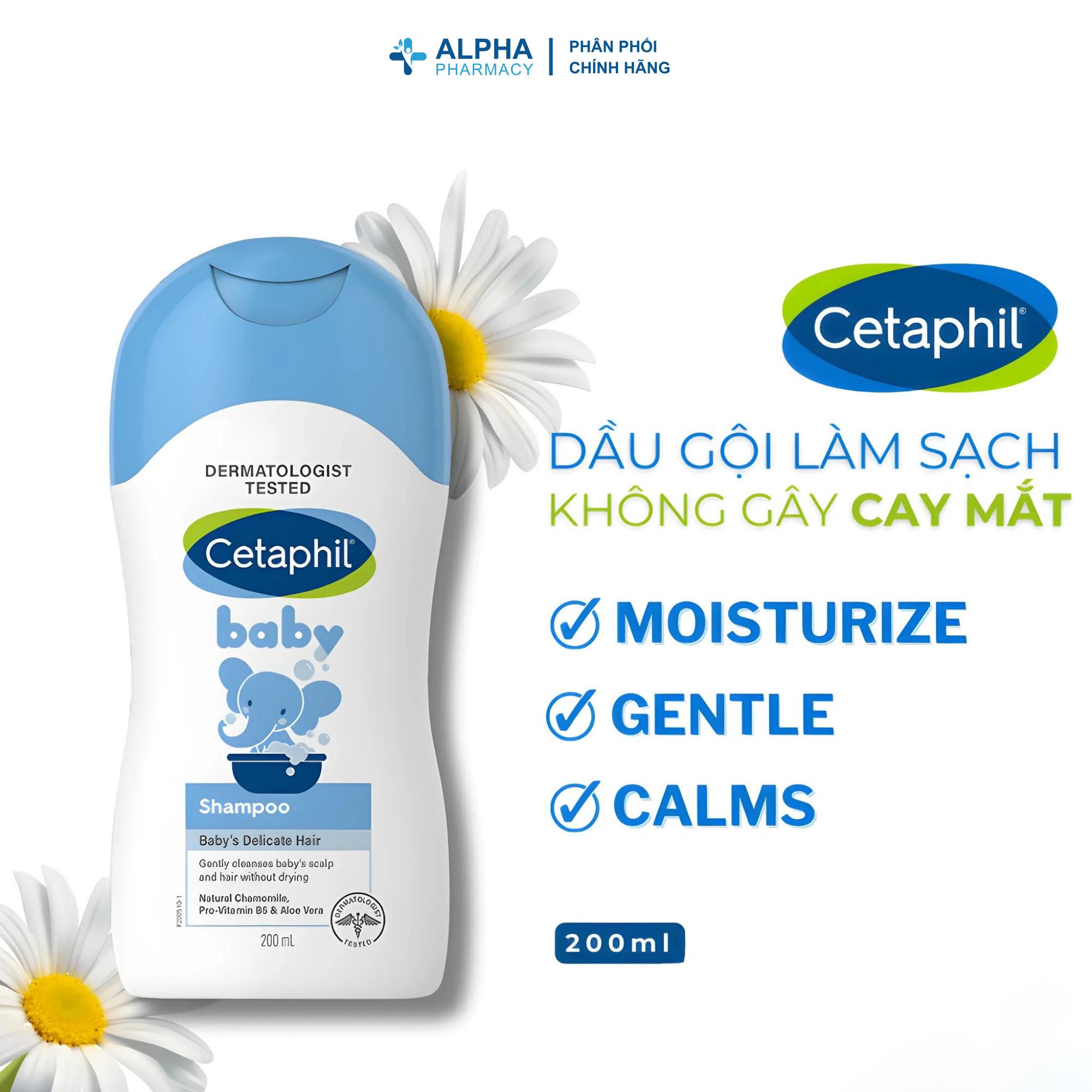 Dầu Gội Trẻ Em Cetaphil Baby Shampoo Dịu Nhẹ, Không Gây Cay Mắt - 200ml - Image 2