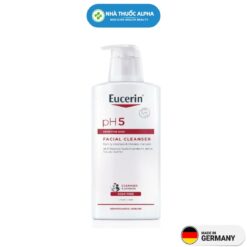 Sữa rửa mặt không gây kích ứng cho da nhạy cảm Eucerin pH5 Facial Cleanser 400ml