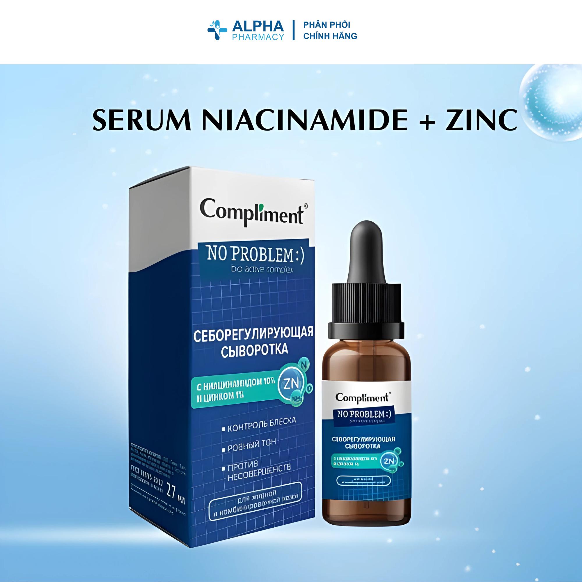 Tinh Chất Compliment No Problem Niacinamide 10% & Zin 1% - 27ml - Image 2
