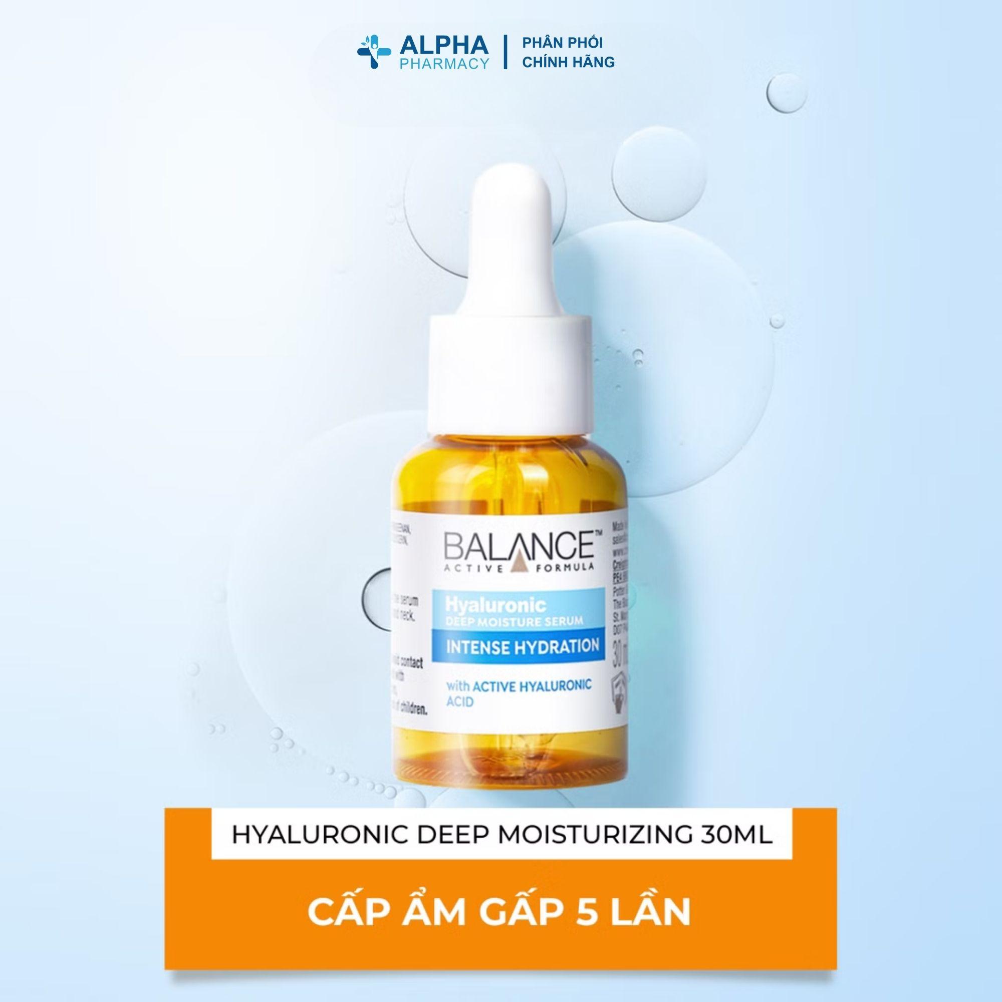 Tinh Chất Dưỡng Ẩm Sâu Balance Active Formula Hyaluronic Deep Moisture Serum – 30ml - Image 2