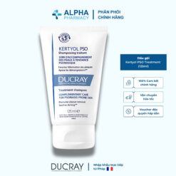Dầu Gội Ducray Kertyol PSO Treatment Cho Da Đầu Bị Gàu, Vảy Nến - 125ml