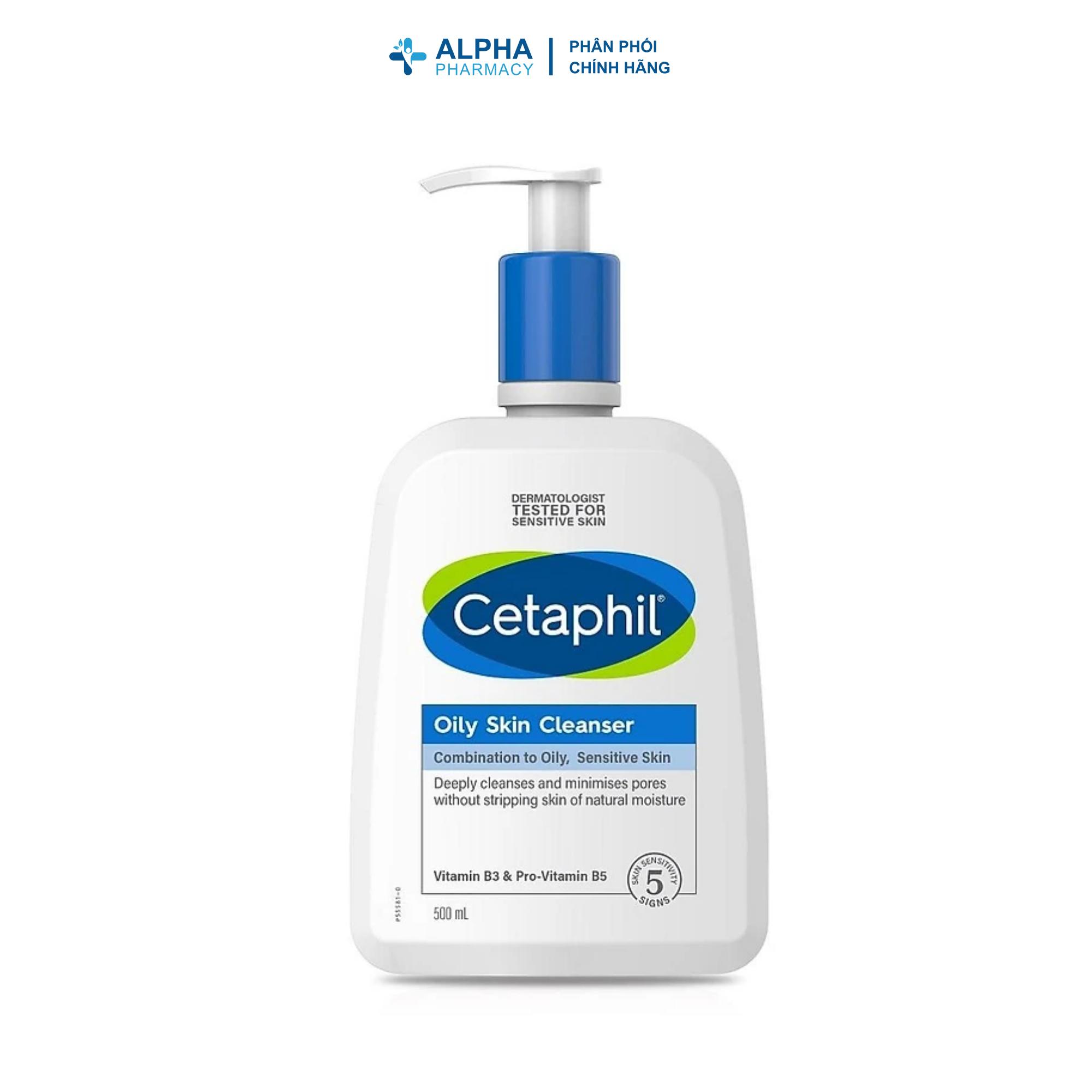 Sữa Rửa Mặt Cetaphil Oily Skin Cleanser Kiểm Soát Dầu, Ngăn Ngừa Mụn - 125ml/500ml - Image 5