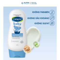 Alternative view of Sữa Tắm Gội Cetaphil Baby Moisturizing Bath & Wash Dưỡng Ẩm & Làm Sạch Dịu Nhẹ - 230ml