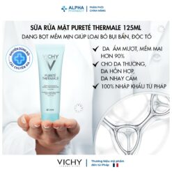 Alternative view of Sữa Rửa Mặt Vichy Pureté Thermale Foaming Cream Làm Sạch & Cấp Ẩm Dạng Tạo Bọt – 125ml