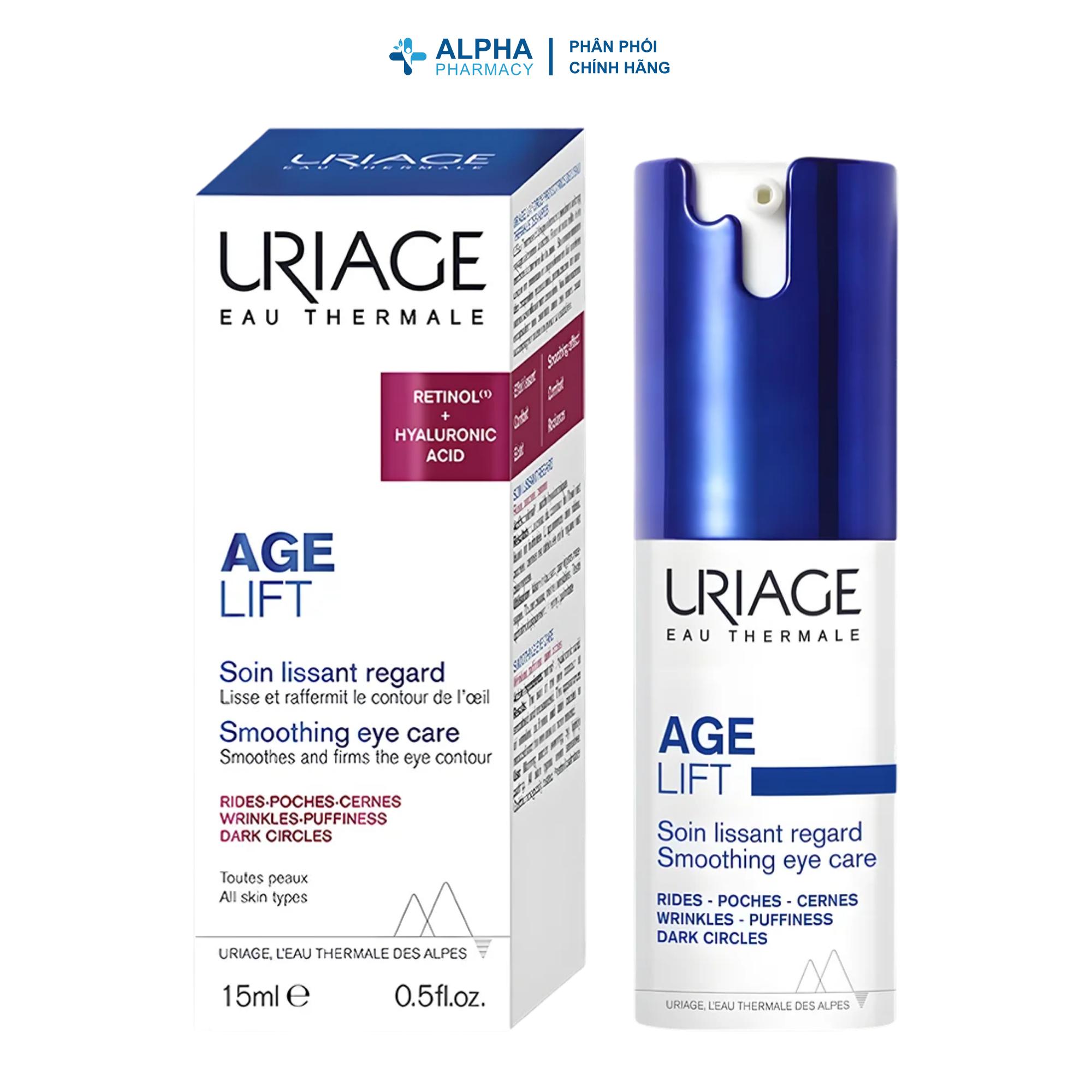 Kem Mắt Uriage Age Lift Soin Lissant Regard Giảm Nhăn, Thâm & Bọng Mắt – 15ml - Image 2