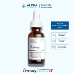 Tinh Chất Chống Lão Hóa The Ordinary Retinol 0.5% in Squalane Giảm Nếp Nhăn & Cải Thiện Độ Đàn Hồi 30ml