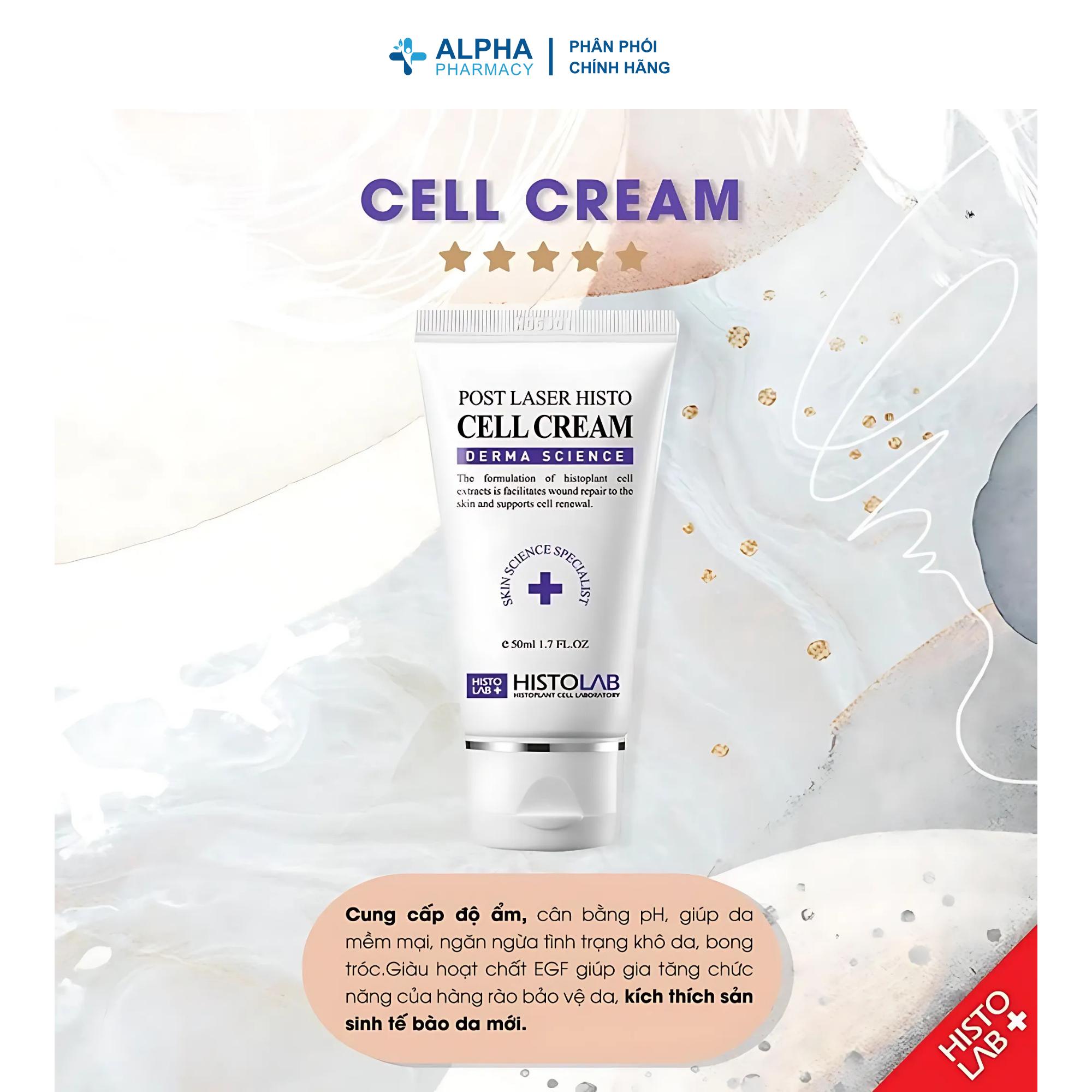 Kem Phục Hồi Da Histolab Post Care Histo Cell Cream Dưỡng Ẩm, Chống Lão Hoá, Làm Đều Màu Da – 50ml - Image 3