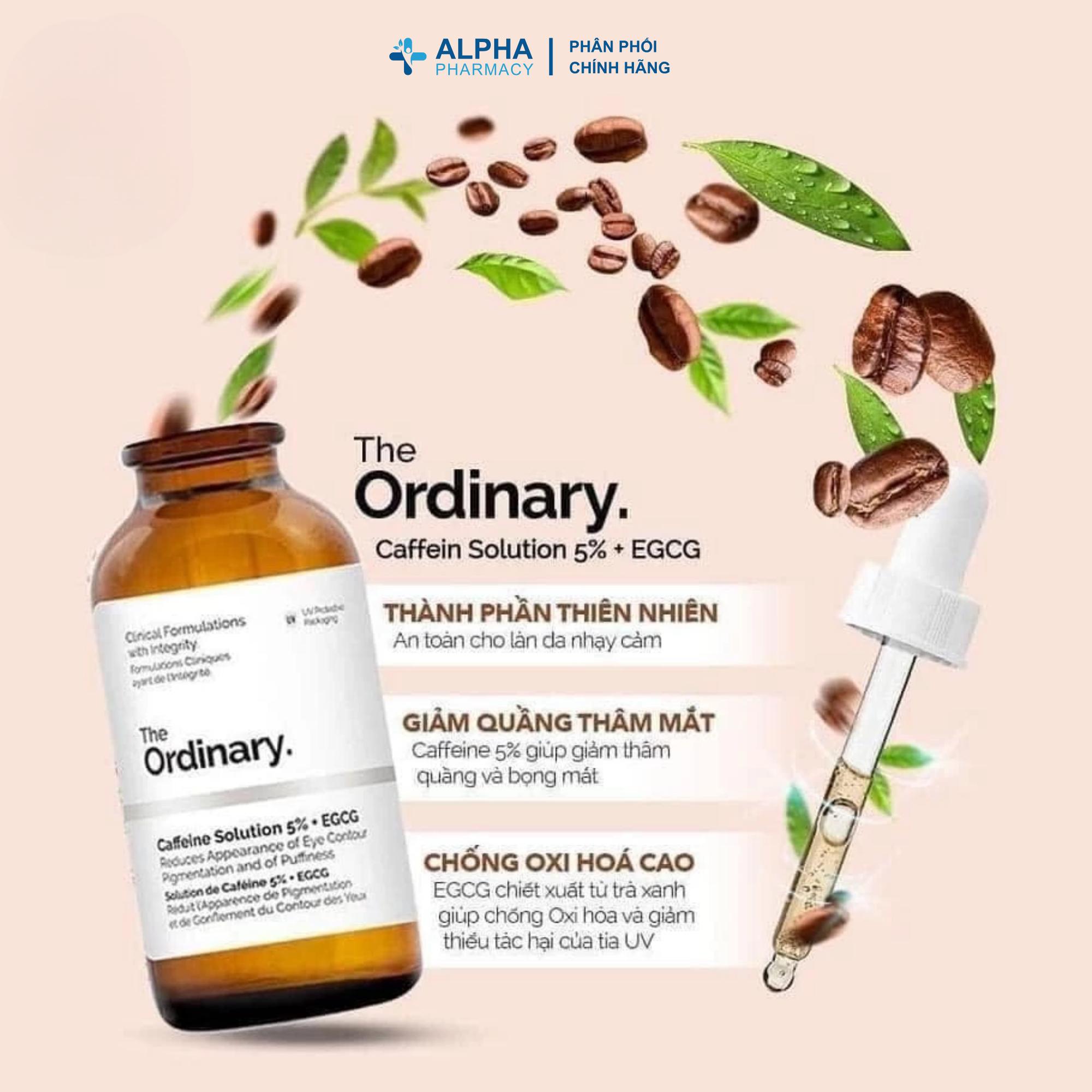 Tinh Chất Giảm Quầng Thâm & Bọng Mắt The Ordinary Caffeine Solution 5% + EGCG – 30ml - Image 3