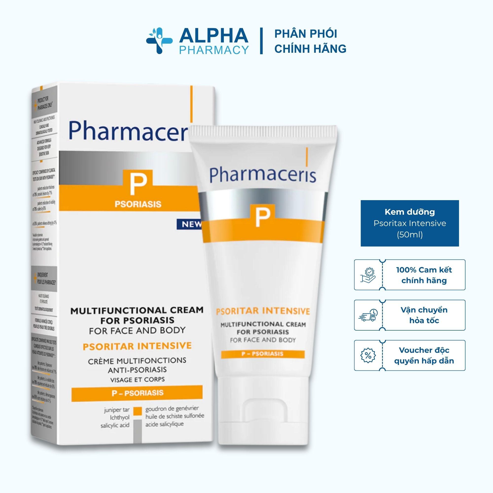 Kem Dưỡng Cho Da Vẩy Nến Mặt Và Cơ Thể Pharmaceris Psoritax Intensive – 50ml