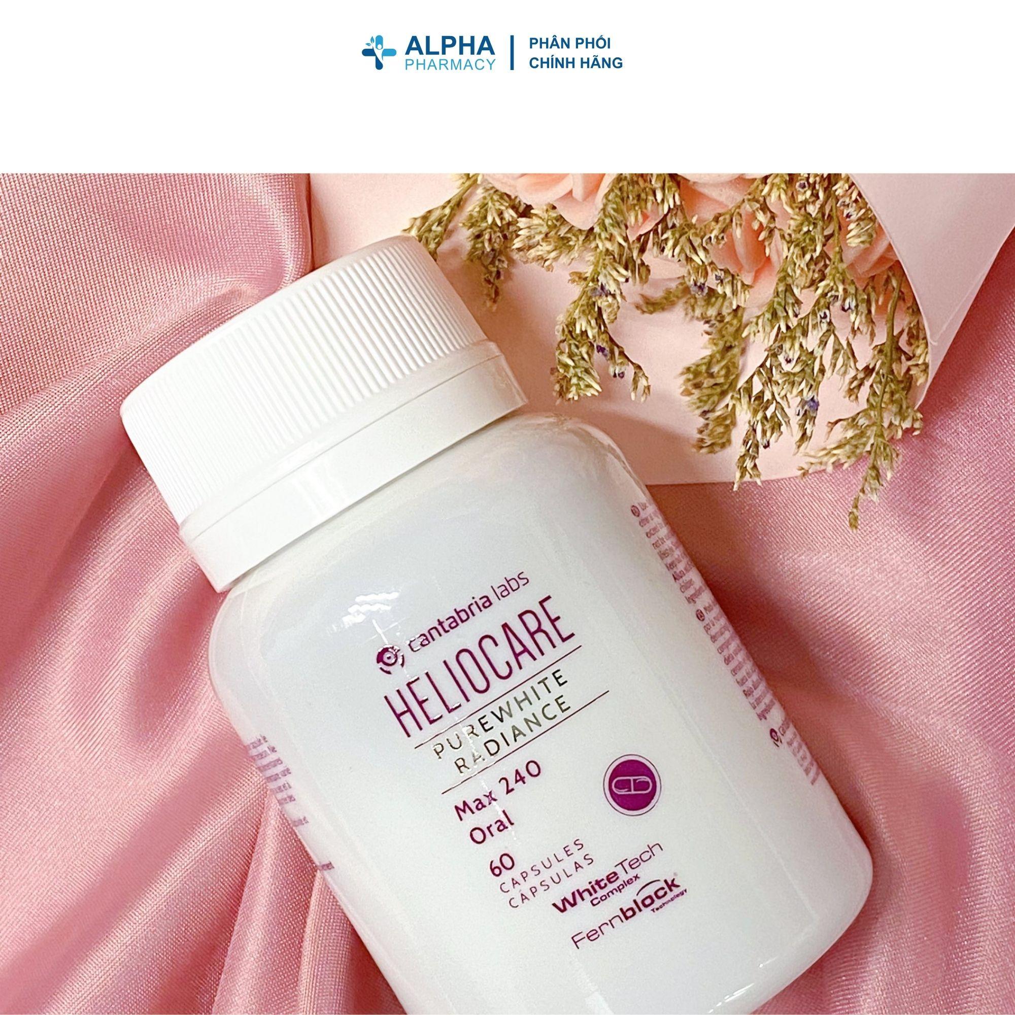 Viên Uống Heliocare Purewhite Radiance Max 240 Hỗ Trợ Làm Sáng Da, Chống Oxy Hóa – Hộp 60 Viên Nang - Image 3