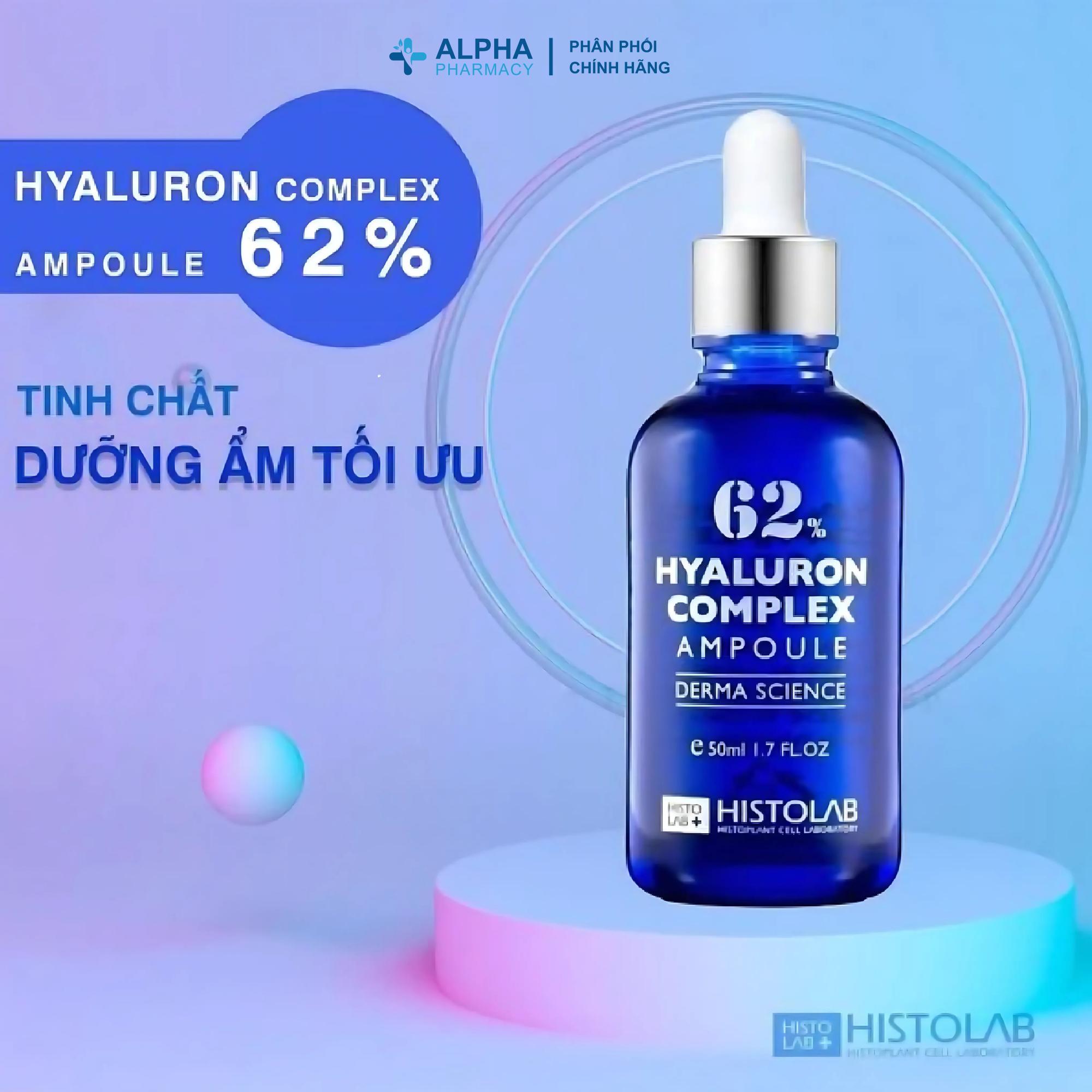 Tinh Chất Dưỡng Ẩm Histolab Hyaluron Complex Ampoule 62% Serum Tăng Độ Đàn Hồi, Mềm Mịn Da – 50ml - Image 2