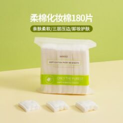 Alternative view of Bông Tẩy Trang Miniso Nhật Bản 100% Cotton Siêu Mềm Siêu Dai 180 Miếng