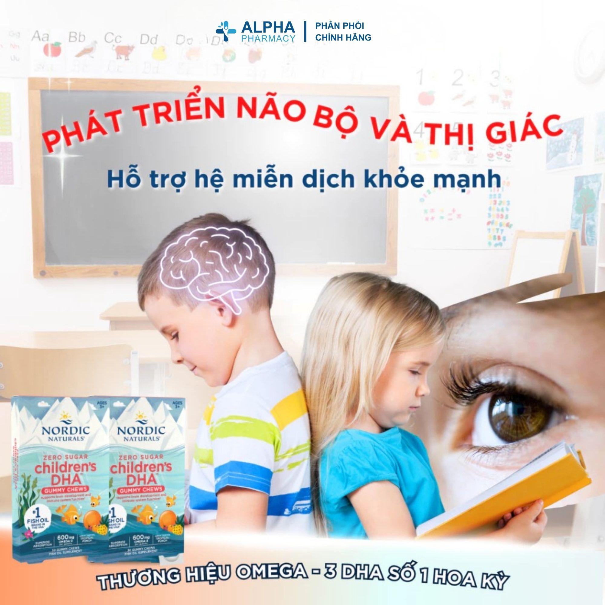 Nordic Naturals Children’s DHA Kẹo Dẻo DHA Vị Trái Cây Hỗ Trợ Não Bộ, Tăng Đề Kháng Cho Trẻ Từ 3 Tuổi - 30 Viên - Image 4