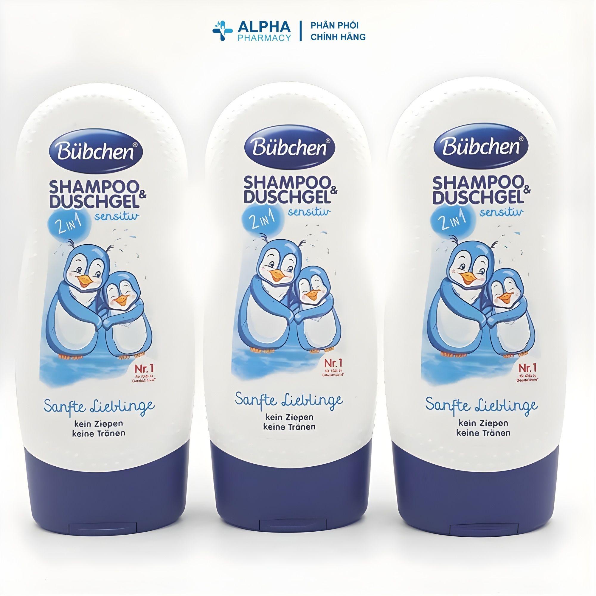 Sữa Tắm Gội Cho Bé Bubchen Shampoo & Duschgel Sensitiv Sanfte Lieblinge – 230ml - Image 4