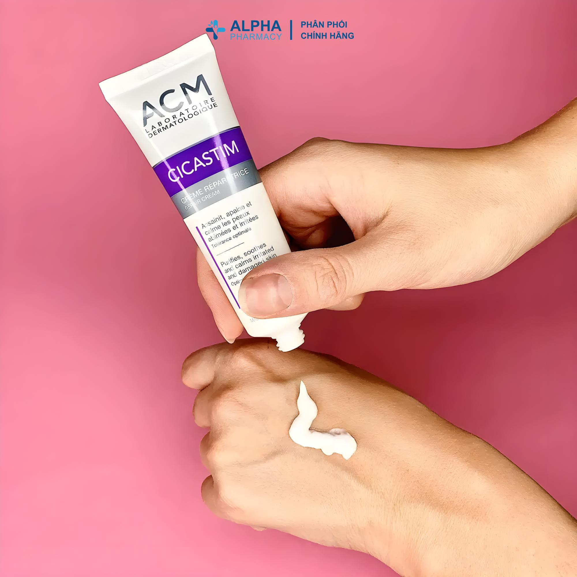 Kem Làm Mờ Vết Thâm ACM Cicastim A Cream Hỗ Trợ Phục Hồi Da Sau Tổn Thương - 20ml - Image 4