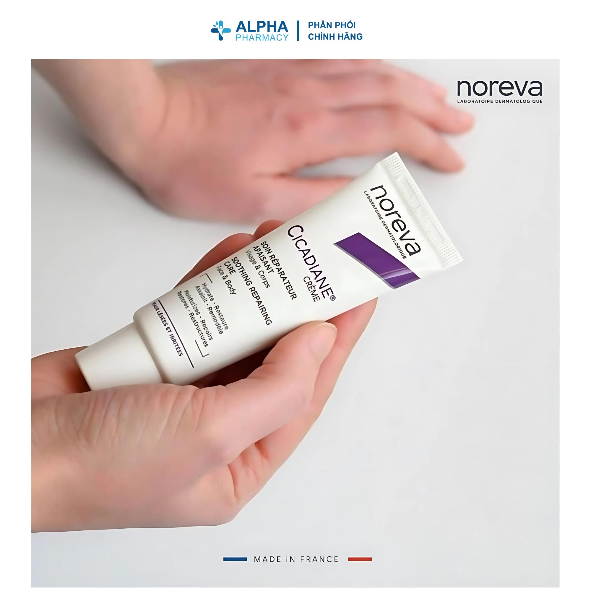 Kem Dưỡng Phục Hồi Noreva Cicadiane Cream Soothing Repairing Care Cho Da Tổn Thương & Sau Viêm – 40ml - Image 3