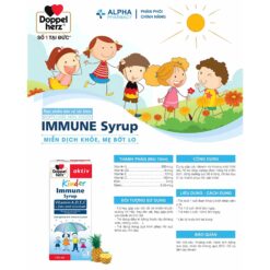Alternative view of Siro Doppelherz Kinder Immune Syrup Tăng Cường Sức Đề Kháng Cho Trẻ – Chai 150ml