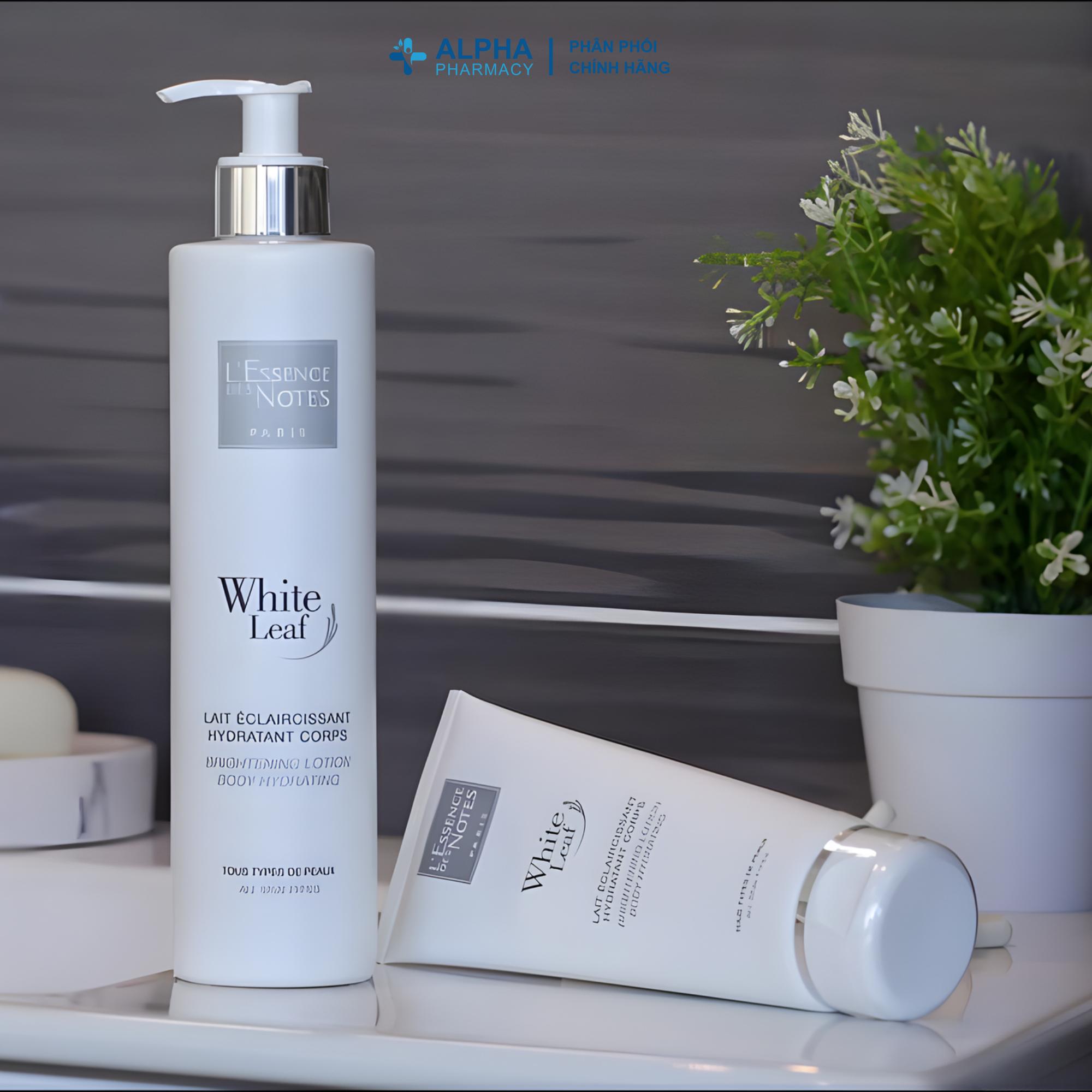Lotion Dưỡng Thể Sáng Da White Leaf Brightening Body Hydra Cấp Ẩm Mịn Mượt - 200ml/400ml - Image 2