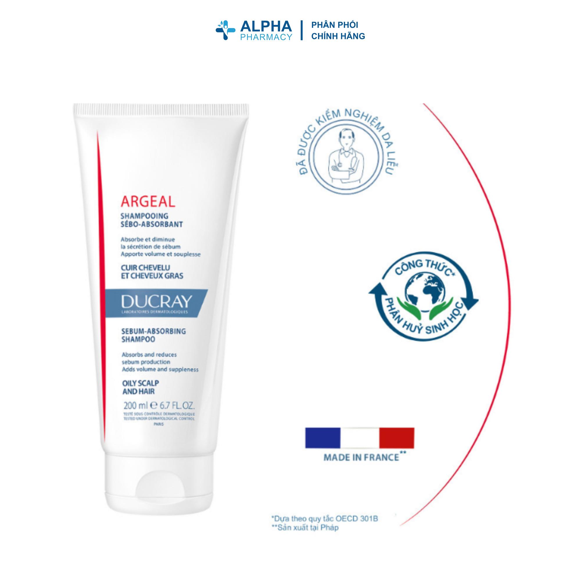 Dầu Gội Ducray Argeal Giúp Làm Sạch Bã Nhờn - 200ml - Image 6