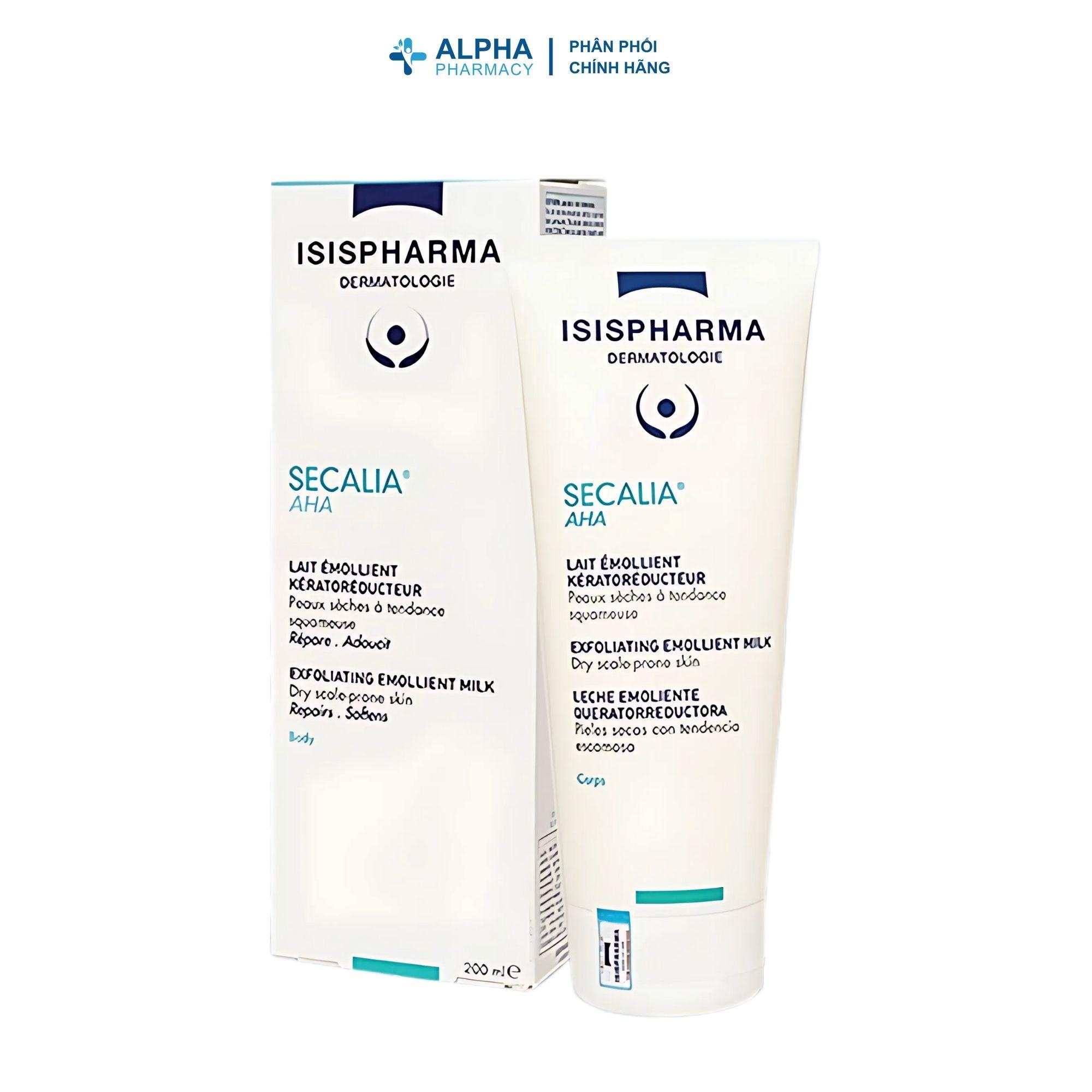 Kem Isis Pharma Secalia AHA Cream Dưỡng Ẩm, Làm Mềm Da, Giảm Khô Da – 75ml/ 200ml - Image 2