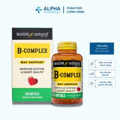 Viên Uống Bổ Sung Mason B-Complex Hỗ Trợ Chuyển Hóa Năng Lượng, Giảm Mệt Mỏi