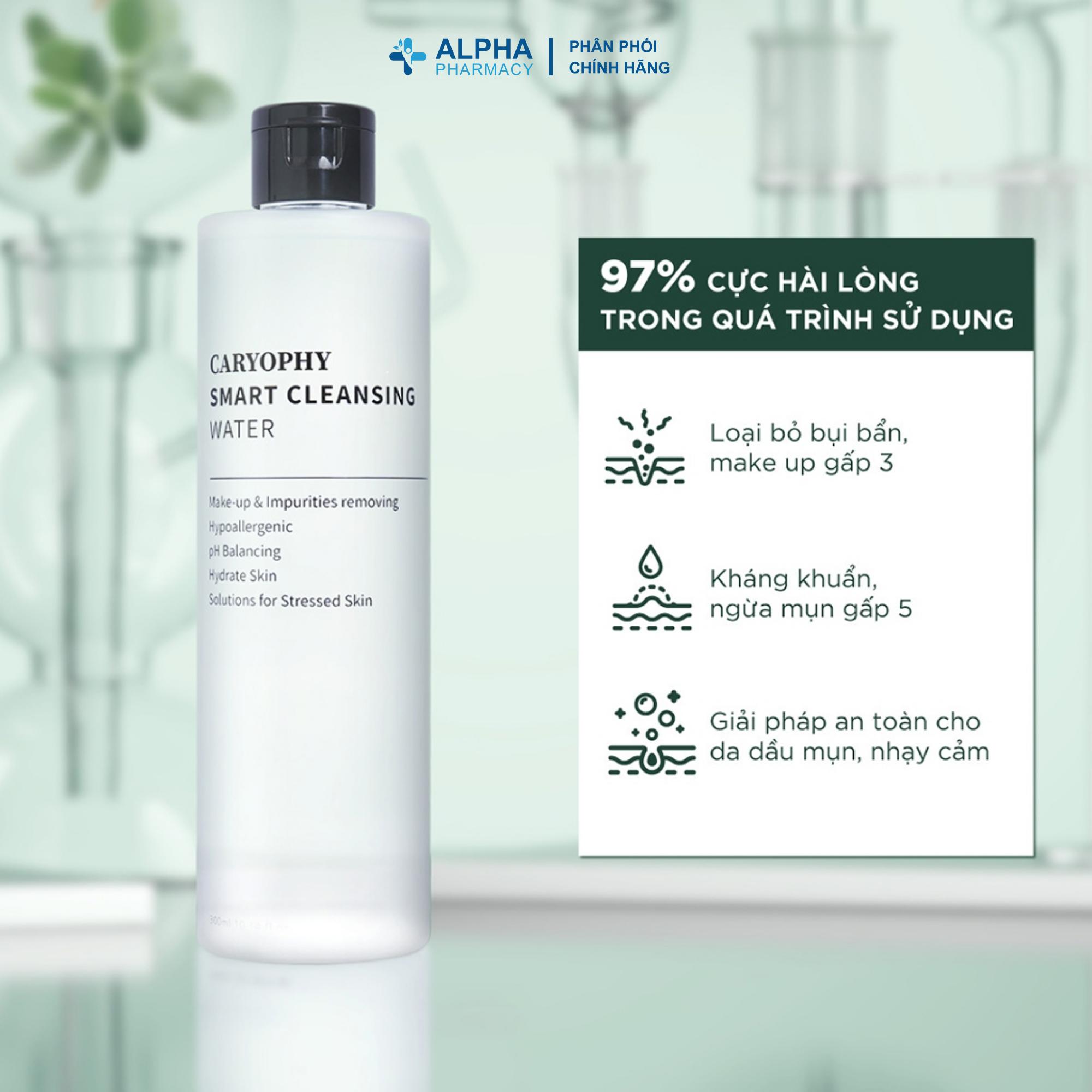 Nước Tẩy Trang Caryophy Smart Cleansing Water Cho Da Dầu Mụn & Nhạy Cảm - 500ml - Image 4