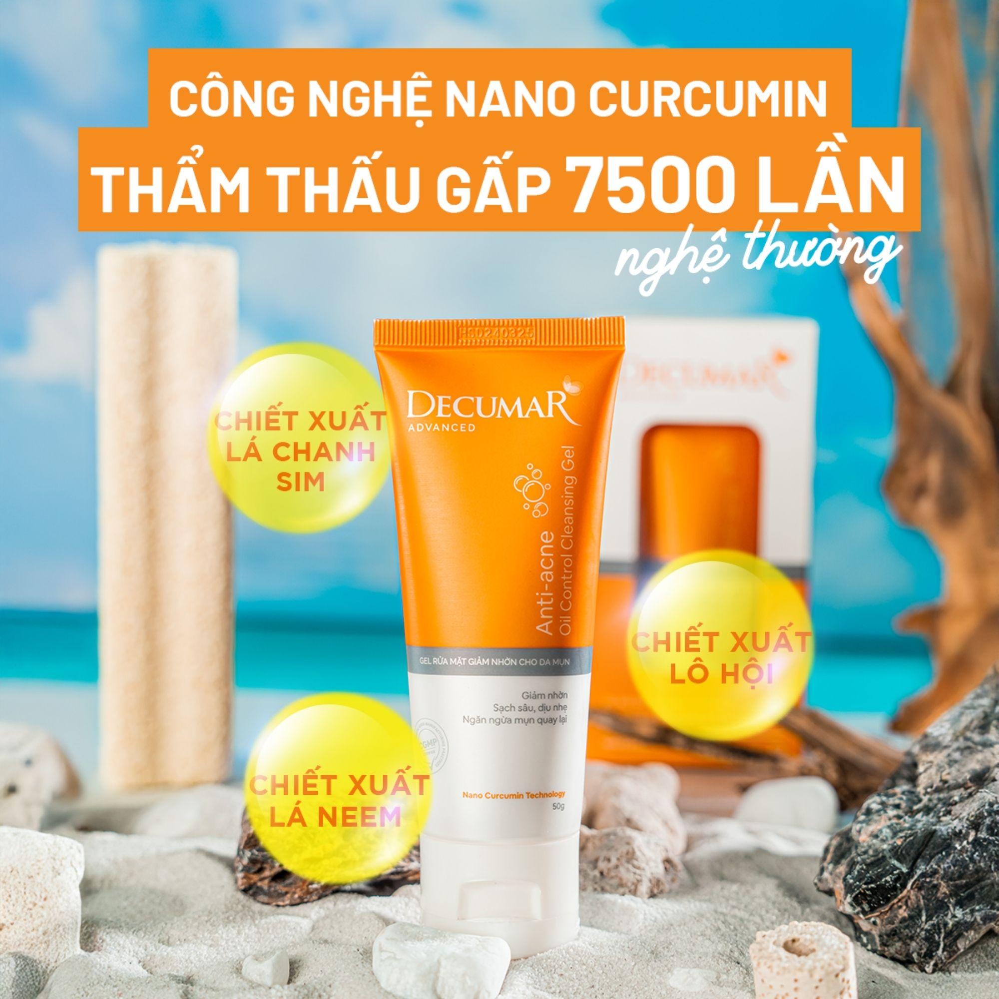 Gel Rửa Mặt Decumar Advanced Cleansing Cho Da Mụn, Giảm Bã Nhờn – 50g - Image 5