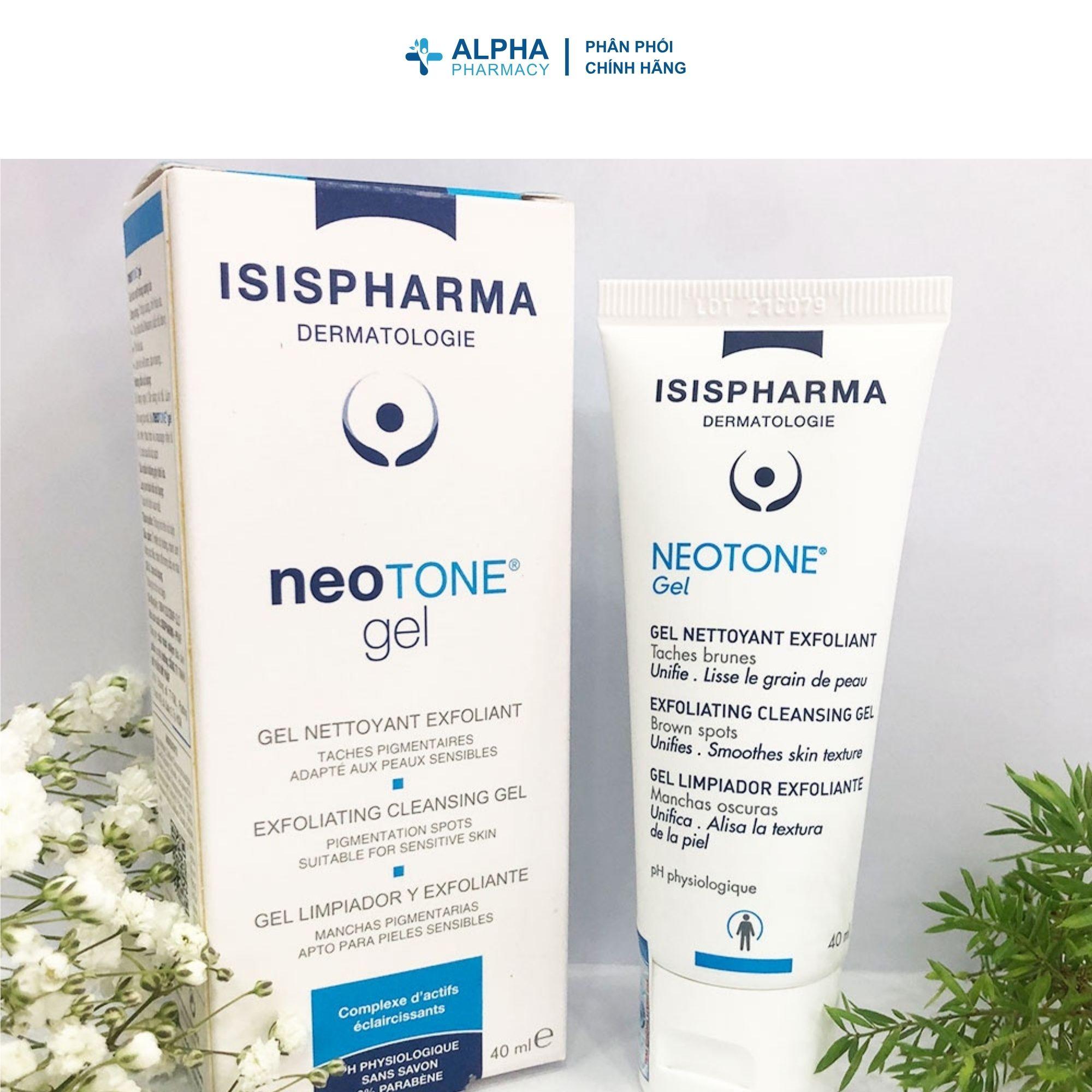 Gel Rửa Mặt Isis Pharma Neotone Cleansing Gel Làm Sáng Da – 40ml - Image 3