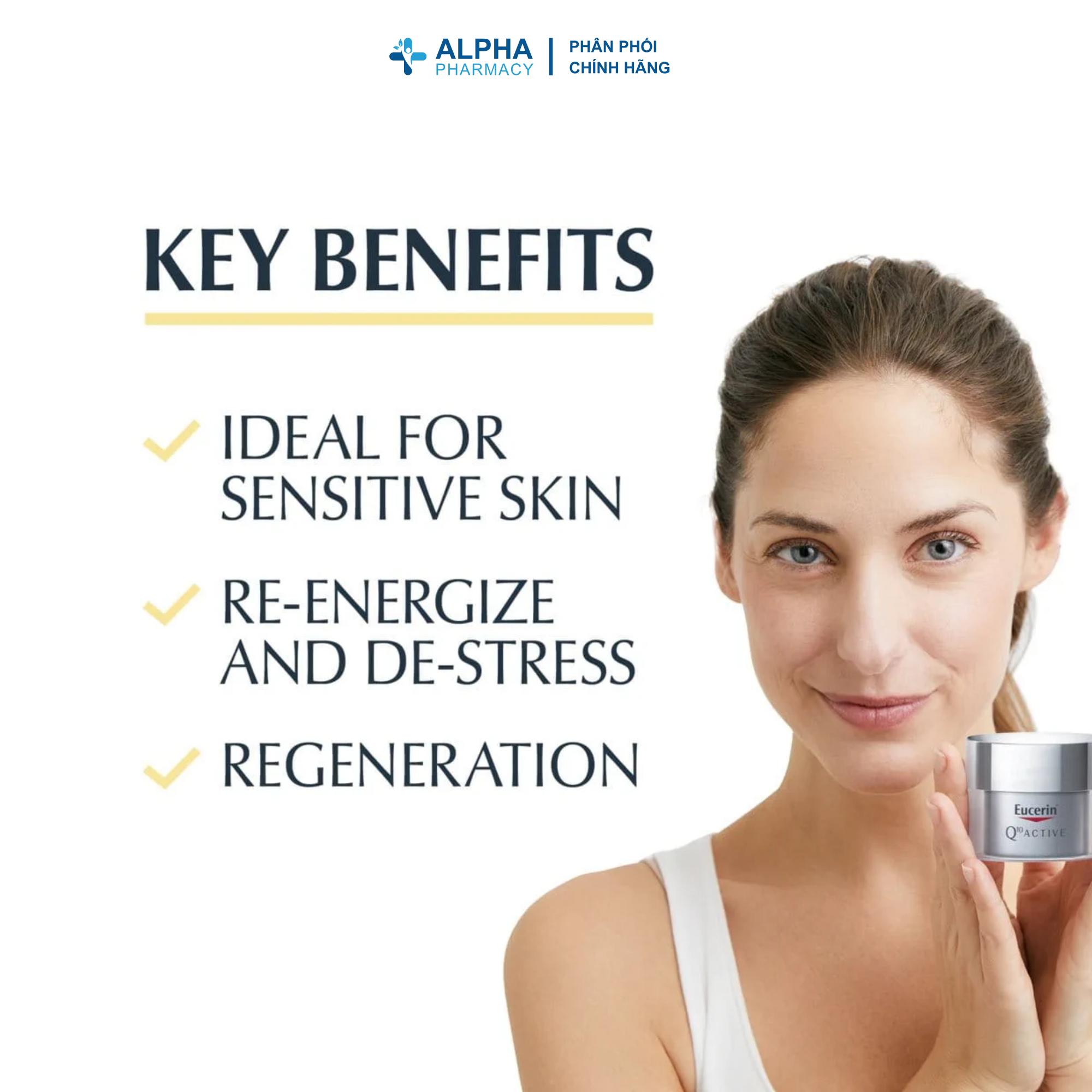 Kem Dưỡng Ban Đêm Eucerin Q10 Active Night Care Ngăn Ngừa Nếp Nhăn & Phục Hồi Da – 50ml - Image 5