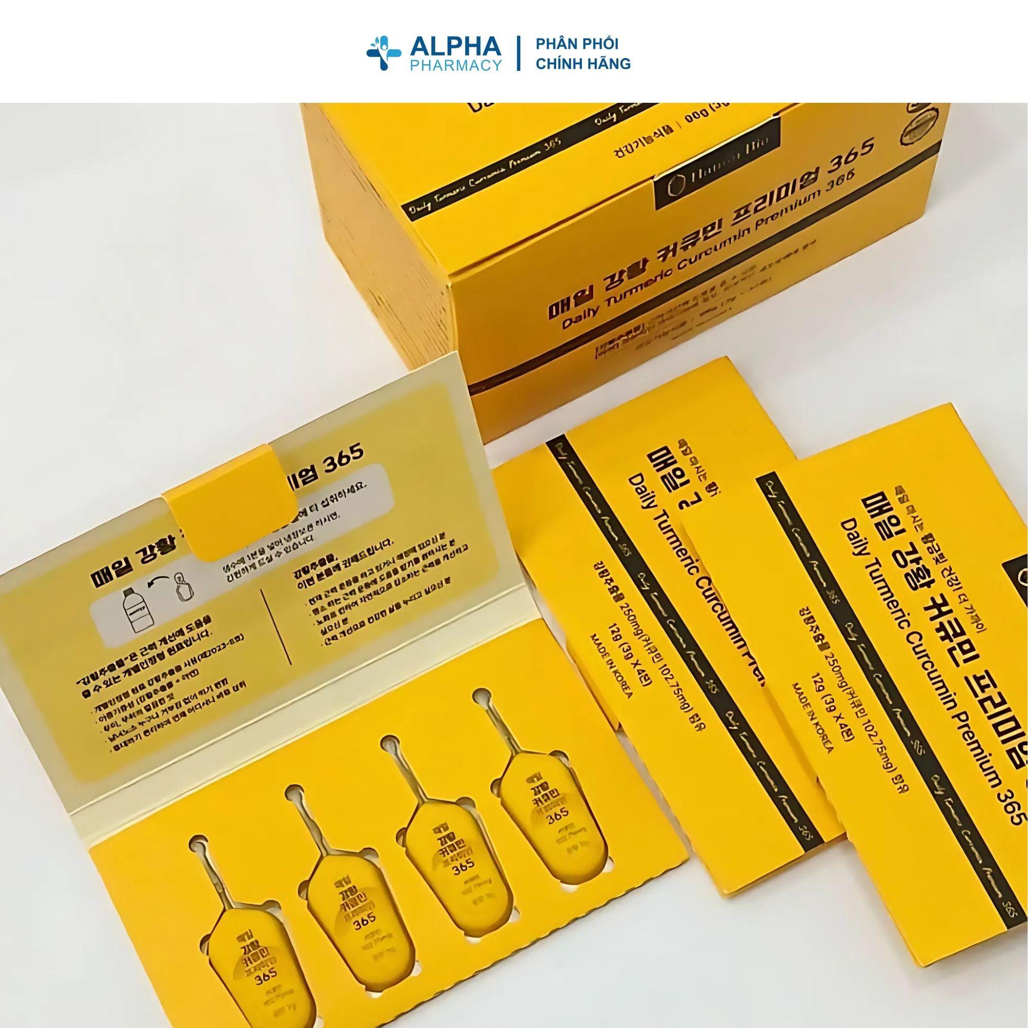 Tinh Nghệ Nano 365 Curcumin Premium Hamin Bio Hỗ Trợ Đẹp Da, Khỏe Dạ Dày, Tốt Cho Tiêu Hóa – Hộp 32 Tép - Image 2