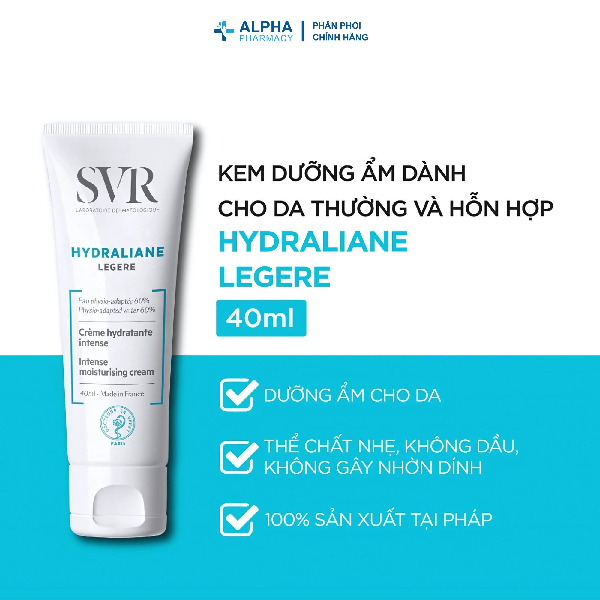 Kem Dưỡng Ẩm SVR Hydraliane Légère Cấp Ẩm Chuyên Sâu – 40ml - Image 2