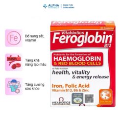 Alternative view of Viên Bổ Máu Vitabiotics Feroglobin Cho Người Lớn Và Mẹ Bầu – Hộp 30 Viên