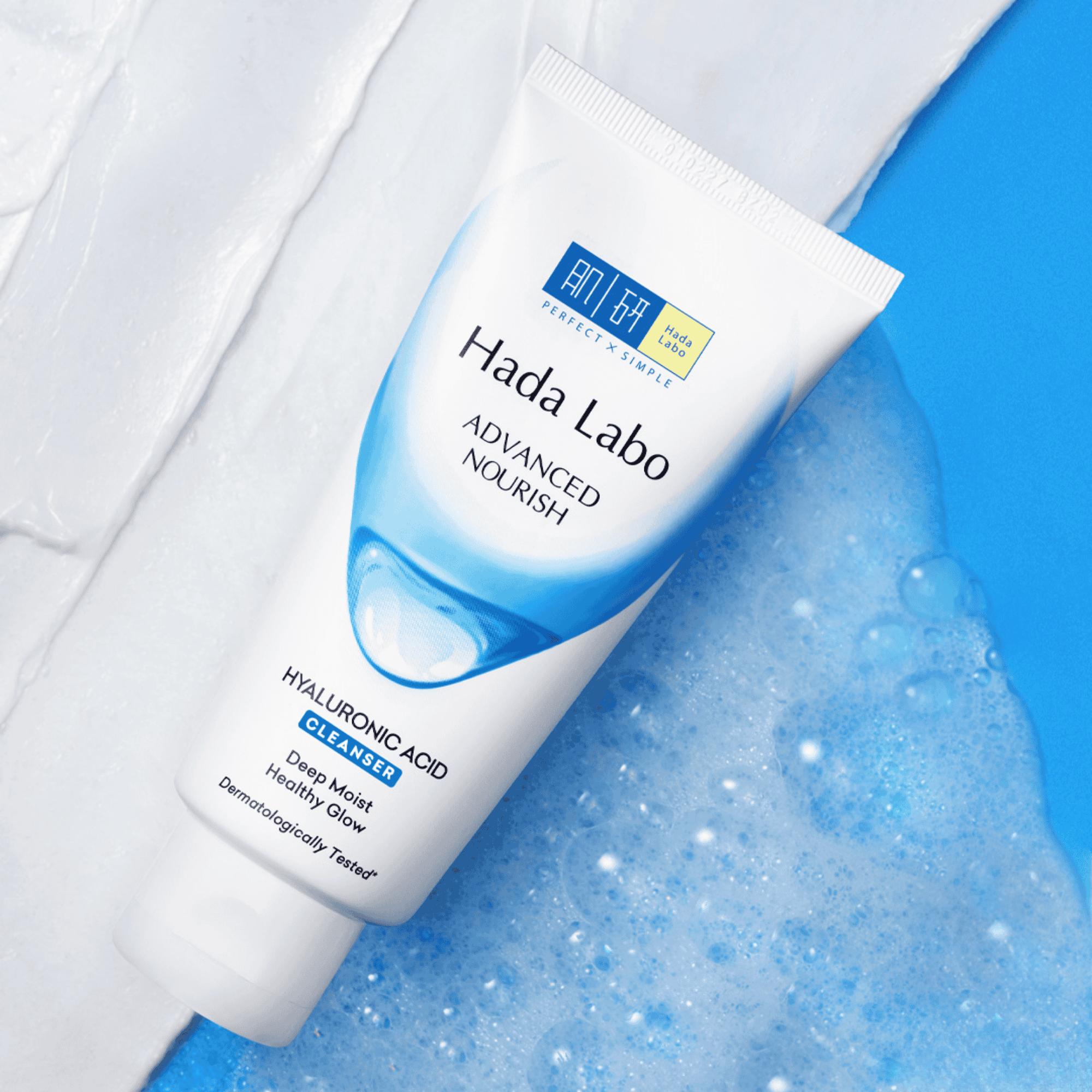 Sữa Rửa Mặt Dưỡng Ẩm Hada Labo Advanced Nourish Hyaluronic Acid Cleanser – 80g - Image 3