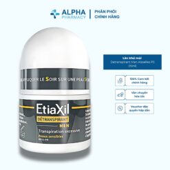 Lăn Khử Mùi Etiaxil Detranspirant Men Aisselles PS Roll On Cho Nam, Giảm Mồ Hôi Hiệu Quả – 15ml