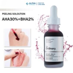 Alternative view of Serum Tẩy Tế Bào Chết The Ordinary AHA 30% + BHA 2% Peeling Solution Giảm Mụn & Làm Sáng Da – 30ml