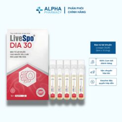 Bào Tử Lợi Khuẩn Cho Người Tiêu Chảy Rối Loạn Tiêu Hóa LiveSpo Dia30 - H/10 Ống
