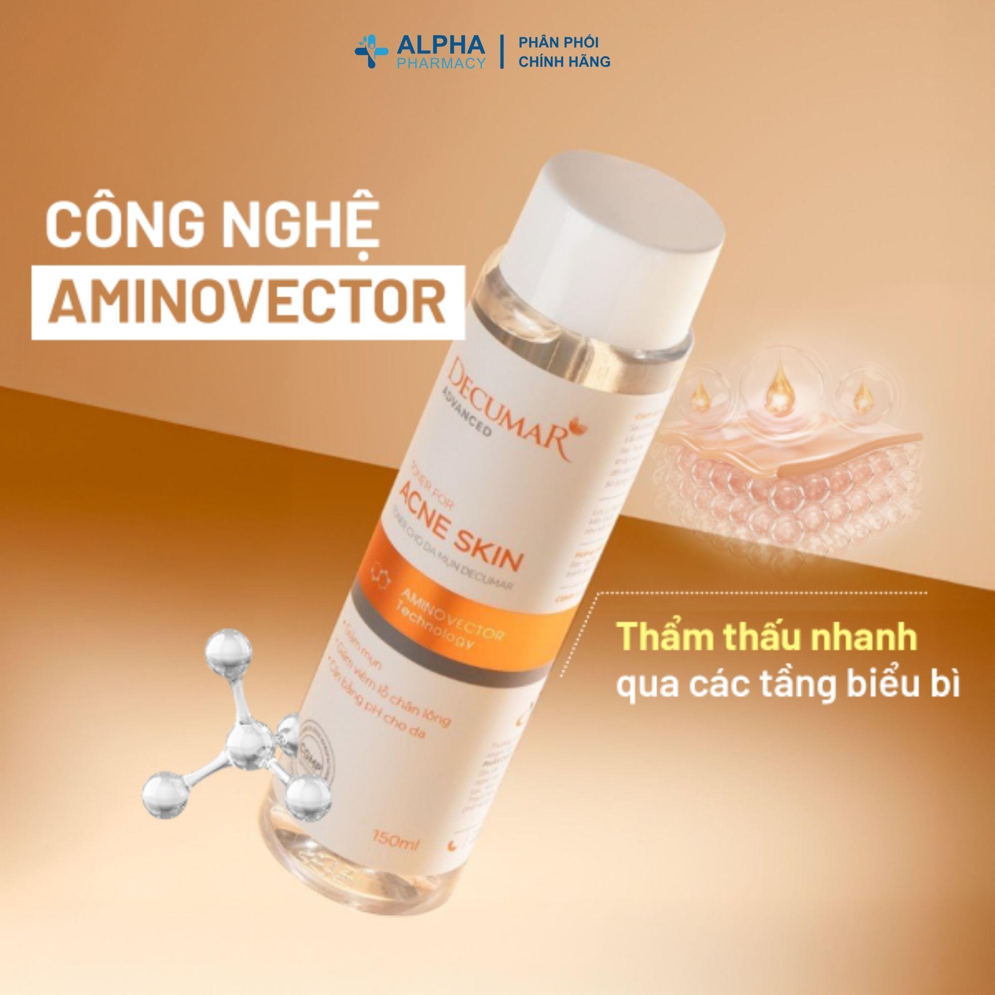 Toner Decumar Advanced Cân Bằng Da, Giảm Dầu Thừa Cho Da Mụn – 150ml - Image 3