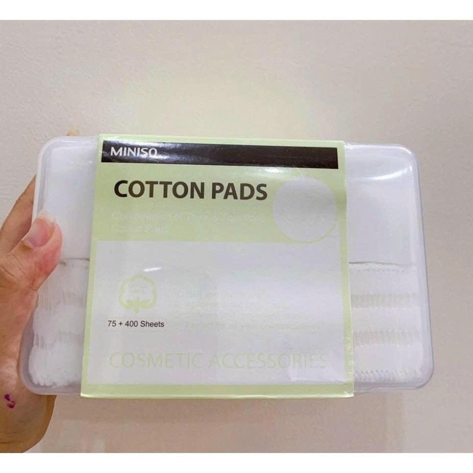 Bông Tẩy Trang Miniso Nhật Bản Cao Cấp 475 Miếng - Gói Đơn - Image 4