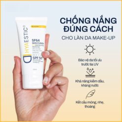 Alternative view of Kem Chống Nắng Bảo Vệ Tối Đa Hyaestic Skin Fusion SF64 Sun And Pollution Protector SPF50+ - 10ml/50ml