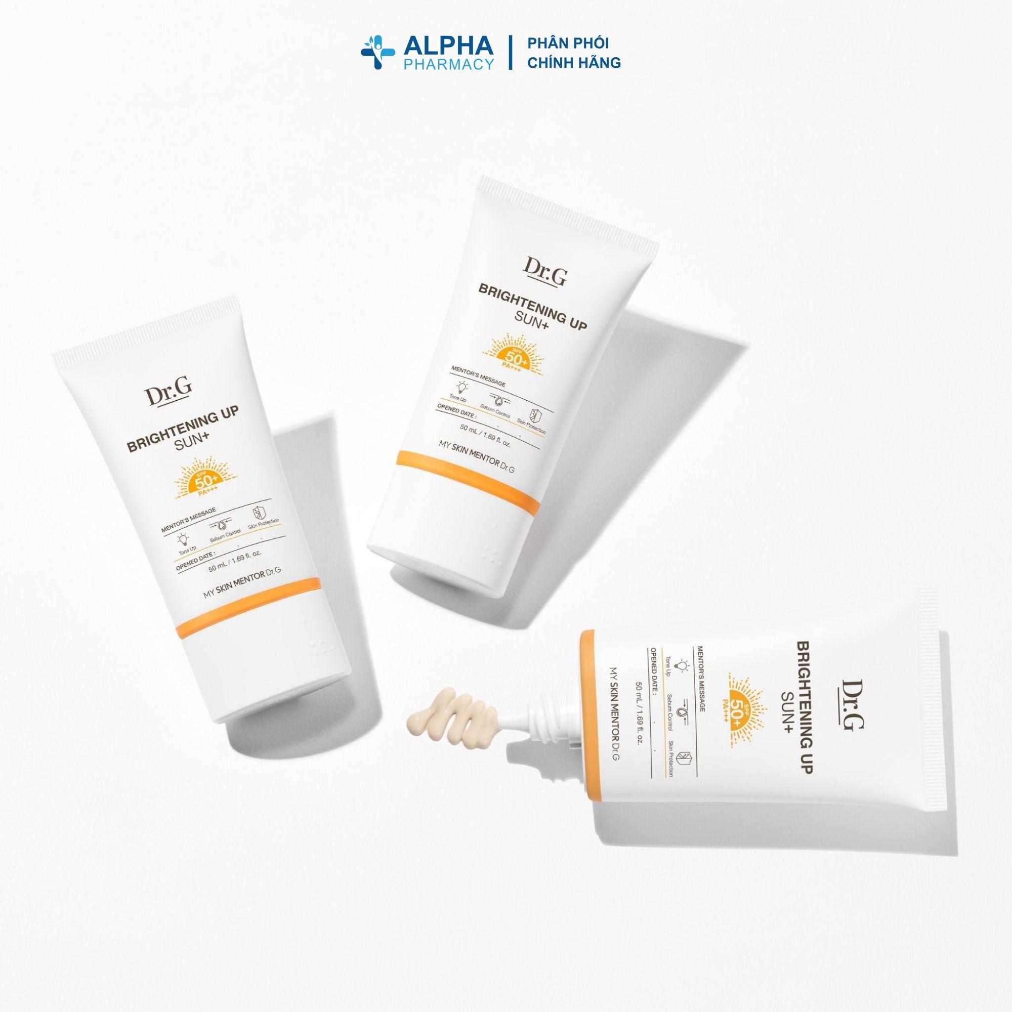 Kem Chống Nắng Dr.G Brightening Up Sun+ SPF50+ PA+++ Nâng Tông Kiềm Dầu Làm Sáng Da - 20ml/50ml - Image 3