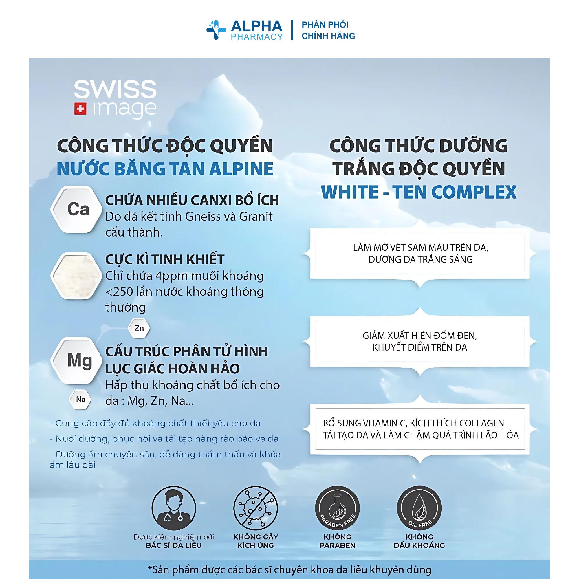 Nước Tẩy Trang Swiss Image Refreshing Micellar Water Sạch Sâu Cho Da Dầu & Hỗn Hợp – 400ml - Image 4