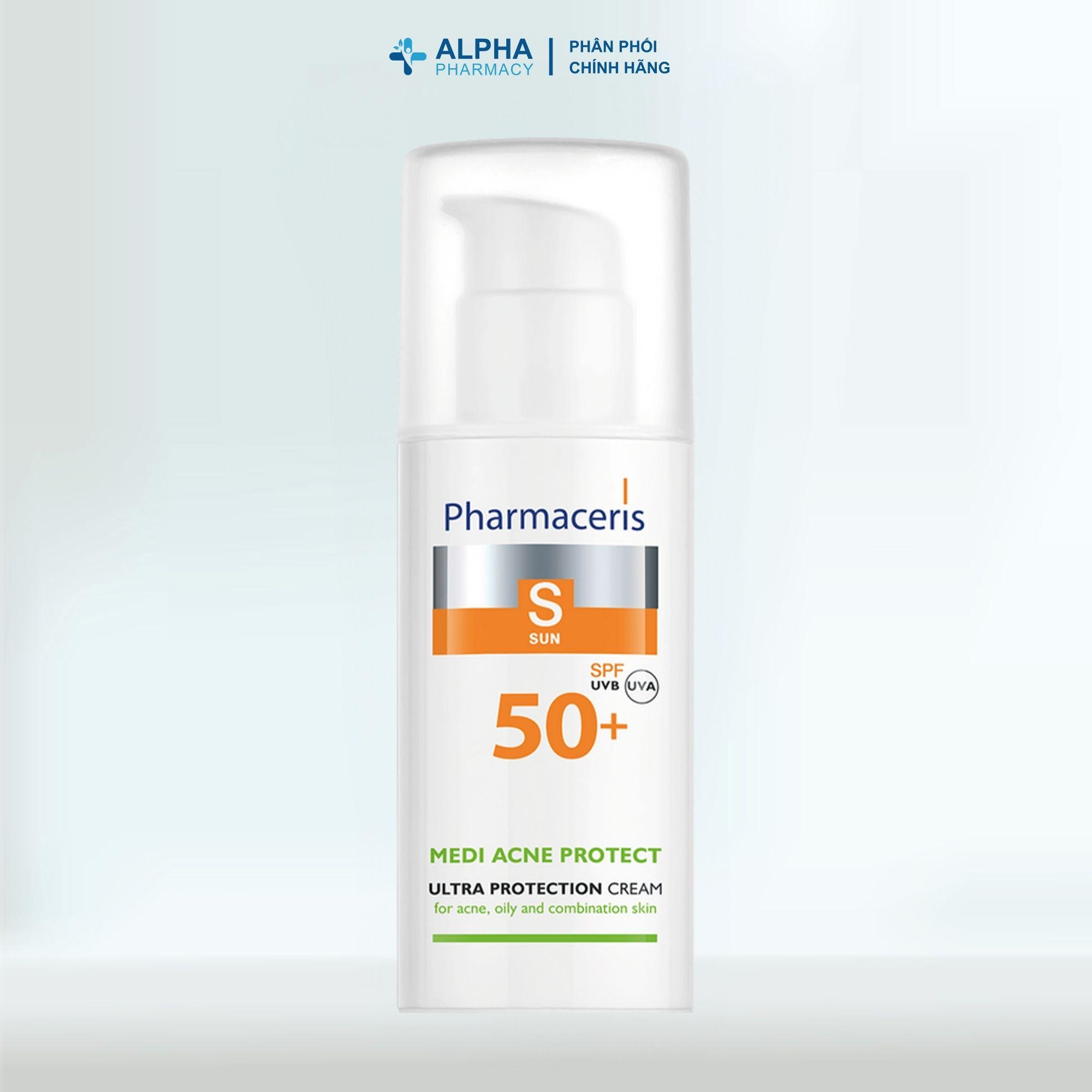 Kem Chống Nắng Dành Cho Da Dầu Mụn Pharmaceris Medi Acne Protect – 50ml - Image 2