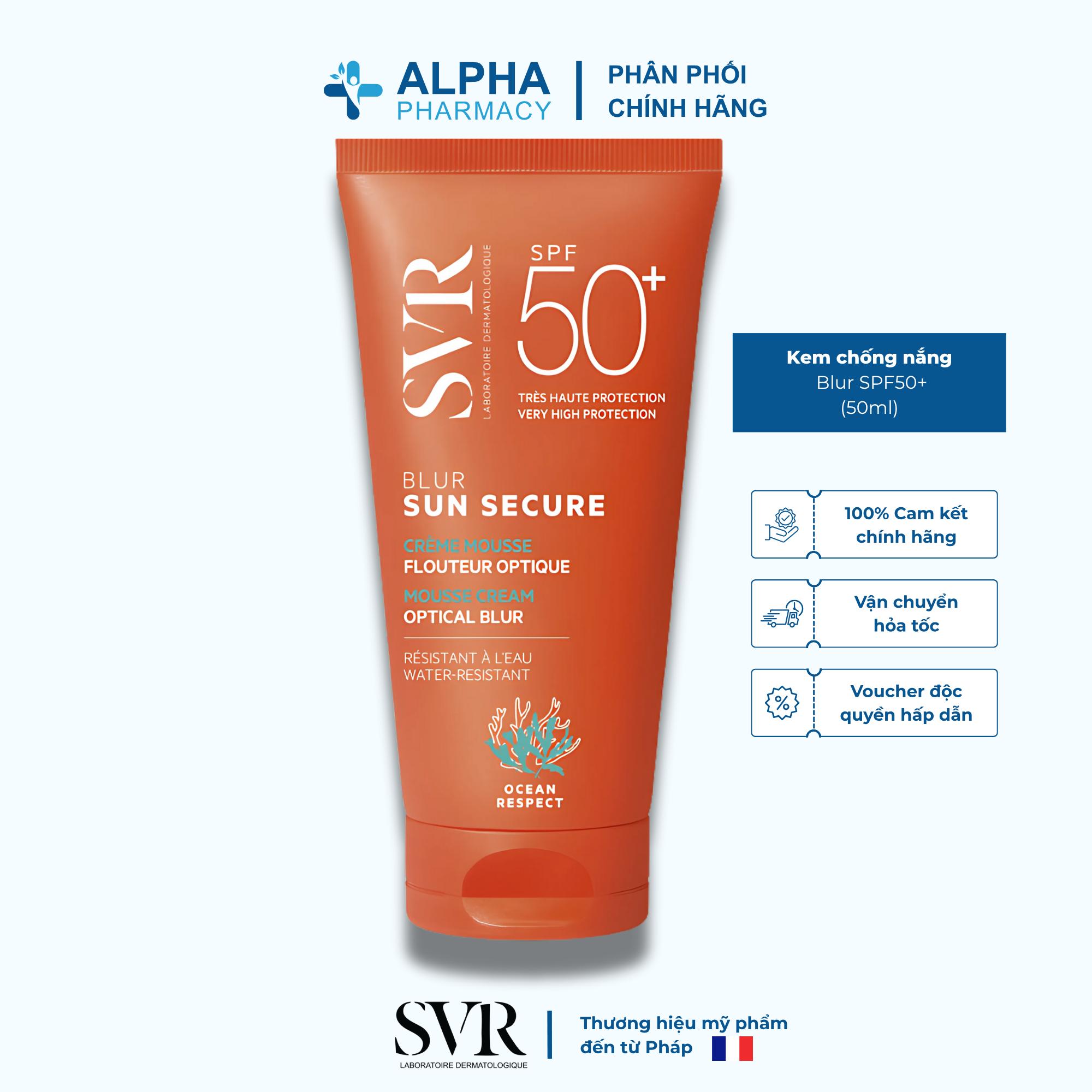 Kem Chống Nắng SVR Blur SPF50+ Làm Đều Màu Da & Chống Nắng – 50ml