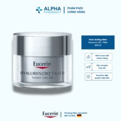 Kem Dưỡng Đêm Eucerin Hyaluron 3X+ Filler Giảm Nếp Nhăn & Ngừa Lão Hoá – 50ml