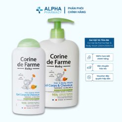 Gel Gội Và Tắm Bé Corine De Farme Hair & Body Wash – 250ml/500ml