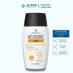 Kem Chống Nắng Heliocare 360 Mineral Tolerance Fluid SPF50+ Dành Cho Da Nhạy Cảm – 50ml
