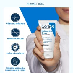 Alternative view of Kem Dưỡng Ẩm Cerave Moisturising Cream Cho Da Nứt Nẻ & Viêm Da Cơ Địa - 50ml/340g/454g